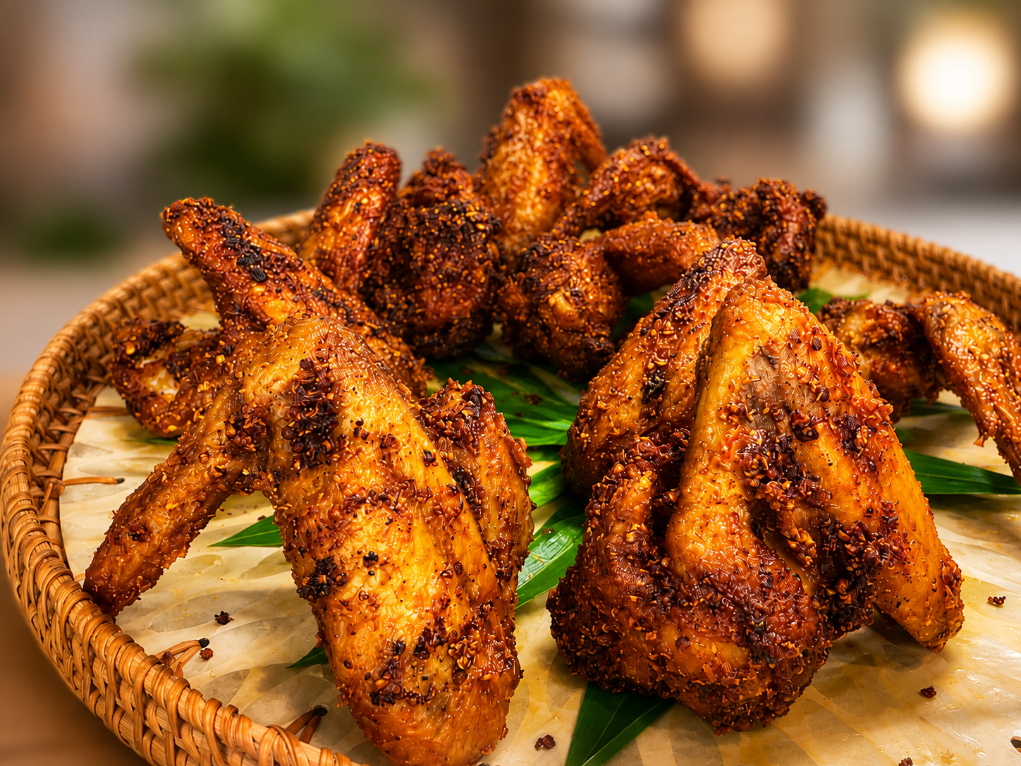 Crispy chicken wing add-on from the menu.
